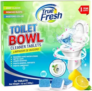 True Fresh Toilet bowl cleaner tablets 24 Pack, 1 year supply of cleaning and Deodorizing your toilet