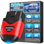 AUTOPHIX 3210 Bluetooth OBD2 Scanner Enhanced Universal Car Code Readers & Scan Tools Diagnostic Scanner with Performance Test Battery Test Check Engine Light Exclusive APP for iPhone, iPad & Android