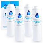 4-Pack Replacement for KitchenAid KBFS25ETSS00 Refrigerator Water Filter - Compatible with KitchenAid 4396395 Fridge Water Filter Cartridge