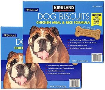 Kirkland Signature Premium Dog Biscuits Chicken Meal & Rice Formula 15 LB