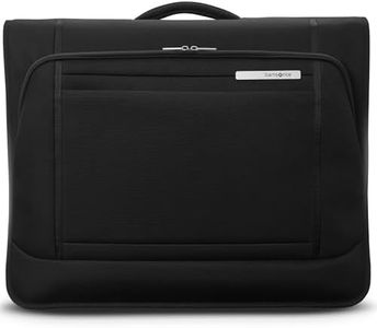 Samsonite UpLIFT 23” Bifold Garment Bag - Includes Wet Pocket and StackIt Strap™ Bi-Fold Bar To Prevent Creases - Tri-Fold Bar Option For Longer Items - Designed For Ultra Light Travel - Black