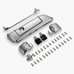 Hinges & Latch kit for 2014+ Harley Razor/Chopped/King Tour Pak Pack Travel Trunk (Chrome)