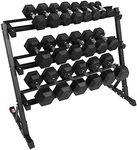 Fitvids 550LB Rubber Coated Hex Dum