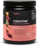 LEGION Micronized Creatine Monohydrate Supplement - Clean Creatine Powder for Muscle Gain & Post Workout Recovery - Micronized Creatine Supplement for Maximum Absorption (60 Servings, Fruit Punch)