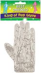 Henbrandt KING OF POP WHITE SEQUIN GLOVE ADULT'S FANCY DRESS ACCESSORY