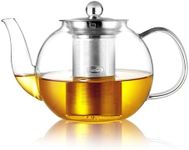 CNGLASS 40oz Glass Teapot with Remo