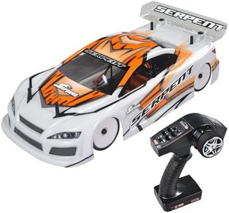 Serpent X20 1/10 RC Touring Car RTR, 4WD Fast Electric RC Car with Brushless Motor, Carbon Fiber & CNC Aluminum Parts, High Speed, Batteries and Charger Not Included (Orange)