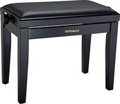 Roland Rpb-200Bk Piano Bench with Cushioned Vinyl Seat, Satin Black 65 X 37.2 X 24 Cm