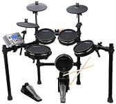 Carlsbro CSD400 Electric Drum Set with Quiet Mesh Electronic Pads - 8 Piece Kit inc Cymbals, Digital USB MIDI