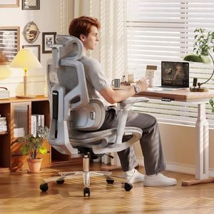 XiGoal S9 Ergonomic Office Chair 3-Zone Lumbar Support for Back Pain Relief
