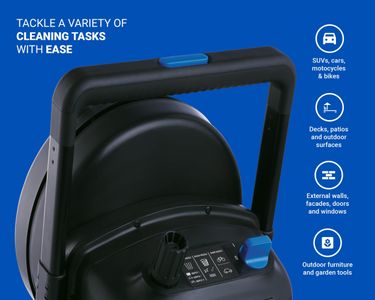 Nilfisk 160 Bar Pressure Washer – High Performance Patio & Car Cleaner