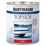 Rust-Oleum 207004 Marine Topside Paint, Bright Red, 1-Quart