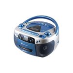HamiltonBuhl Audio Star Boom Box Radio, USB, Cassette Player with Tape and CD to MP3 Converter