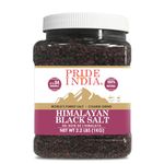 Pride Of India - Himalayan Black Rock Salt - Coarse Grind, 2.2 Pound (35.2 Oz) - Kala Namak - Contains 84+ Minerals - Perfect for Cooking, Tofu Scrambles, Grinder Use, Kitchen, Restaurant & Bath Salt