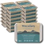 Wilsons - Premium Raw Frozen Wet Dog Food, Hypoallergenic, Grain Free, Natural Ingredients, Suitable for Adult Dogs and Puppies 2 Months and Up (Pack of 24 x 500g, Turkey Dinner)