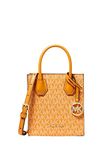 Michael Kors Women's Mercer MK Signature NS Shopper Crossbody Bag