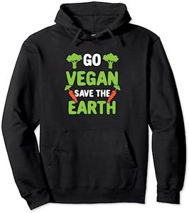 Hazte vegano Salva la Tierra Cambio climático Calentamiento Sudadera con Capucha