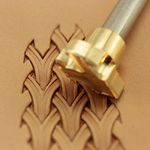 Basket Weave Stamp Tool Leather Crafting Crafts Brass Stamping #163B