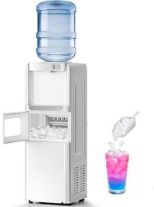 Kismile Water Dispenser with Ice Maker, 3 in 1 Top Loading Water Cooler