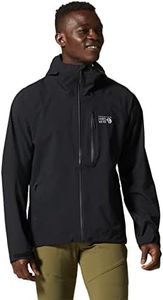 Mountain Hardwear Men's Standard Stretch Ozonic Jacket, Black, Small