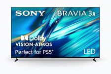 Sony BRAVIA 3 II 85 Inch 4K HDR LED Smart Google TV with Gemini, XR Processor with AI Technology, Dolby Vision/Atmos, 120Hz Television, Exclusive Features for PS5, K-85XR30M2, 2026 Model