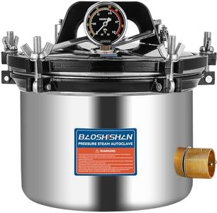 BAOSHISHAN 8L Electric Pressure Canner 8.4 QT Stainless Steel Portable Pressure Canner 1KW 110V