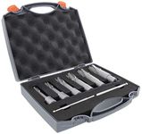 Steel Dragon Tools 7pc. Tungsten Carbide Tipped Annular Cutter Kit 2" Depth and 1/2 in. to 1-1/8 in.