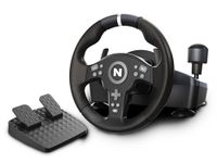 Nitho Drive Pro V200 Gaming Steering Wheel with Pedals and Integrated Gear Shifter, 270° Racing Wheel for PC, PS4, Xbox One & Xbox Series X|S, Switch & Switch 2, Driving Car Simulator with Vibration