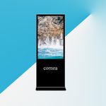 Cornea Digital Standee 43 Inch Non Touch Screen Kiosk - Floor Stand Digital Signage and Displays Android Wi-Fi IPS for Restaurants,Exhibition,Shopping Malls,Weeding Ceremony & Real State Projects