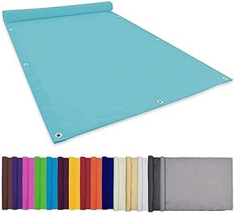 Tenda Parasole Quadrata Impermeabile Protezione 1.5x2.6M UV 95% Parasole Giardino Esterni Protezione Tenda a Vela Rettangolare Impermeabile per Esterno Giardino Terrazzo, Blu Cielo, 22073
