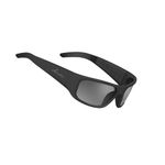 OhO Bluetooth Sunglasses,Voice Control and Open Ear Style Smart Glasses Listen Music and Calls with Volume UP and Down,Sport Audio Glasses IP44 Waterproof,T8 PRO BLACK