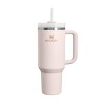 STANLEY 1913 Quencher H2.0 Flowstate Tumbler 1.2L - Cold for 11 Hours - Iced for 48 Hours - Metal Water Bottle with Straw, Handle and Lid - Dishwasher Safe - Travel Mug for Cold Drinks - Rose Quartz