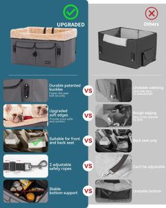 Petsfit Dog Car Booster Seat – Elevated Pet Travel Carrier