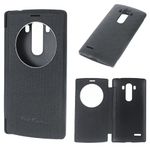 helix Leather Flip Cover for LG G4 Stylus (LGH630D, Black)