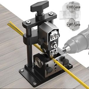 Upgraded Drill-Powered Wire Stripper Machine,Wire Strippers Tool w/Dual-blade Design, Stripping Wire from 300MCM to 16 AWG,Compact & Portable Aluminum Alloy Scrap Copper Wire Recycling Tool