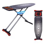 TheOwnas Large Ironing Board (127x46cm) – Extra Wide XL Surface with Steam Unit Holder, Foldable & Height Adjustable, Non-Slip Rubber Feet, Cotton Cover with 3-Layer Foam & Felt.