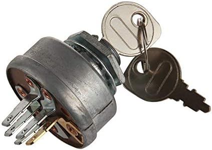 HM STD365402,430770 Craftsman Riding Mower Ignition Starter Switch with 3 Position 5 Connection termials 2 Keys