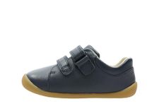 Clarks Boy's Roamer Craft T Sneaker, Navy Leather, 4.5 UK Child Wide