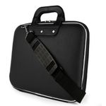 SumacLife Computer Bag for 11-12-Inch Laptops-Lenovo Flex, Yoga, ThnkPad, HP Chromebook, Stream, Pavilion, Spectre, Fujitsu Lifebook, Dell Chromebook, XPS, Inspiron, Asus Chromebook, Asus Eeebook, Acer Aspire One, Microsoft Surface Pro, Black, 12.2 Inch