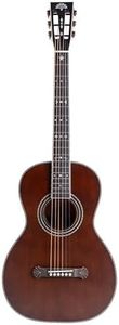 Washburn R310K Victorian Parlor Acoustic Guitar w/Gigbag, Antique Brown