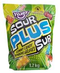 Huer Sour PLUS Gummy Candy, 1.2 kg/2.6 lbs., Bag (Imported from Canada)