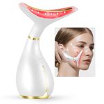 Ms.Ｗ Skin Tightening Machine, Electric Face Massager Anti Wrinkles, 3 Modes Sonic Beauty Facial Toning Device Gifts for Her, Portable High Frequency Heat Massage Face Lifting, USB Rechargeable