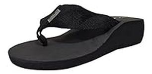 starbay Women's Wedge Canvas Thong 