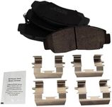 TRQ Front Brake Pads Ceramic Compatible with 2003-2007 Honda Accord 2006-2010 Civic