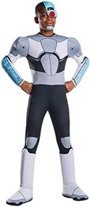 Rubie's Boy's Teen Titans Go: Cyborg Deluxe Costume, Multicolor, Small