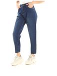 TAGAS Women's Mom Fit Jeans (WDJ-1-BLUE- Blue_32)