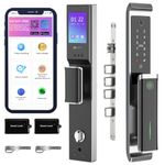 Golens X11 Premium Smart Digital Door Lock with Camera Technology 7-Way Unlocking Fingerprint, Bluetooth, Mobile App, OTP, Password, NFC Card and Manual Key Access (2 Years Warranty)