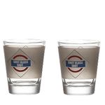 Ek Do Dhai Aamchi Mumbai Shot Glass set of 2 Clear Shot Glass with Heavy Base Shot Glasses for Everyday Drinking Whiskey, Tequila, Vodka, Liqueur, Bars, Cocktail Glasses , Home Bar, liquor, Expresso Shots, Gifts for Men (Glass Set 2) 60ml - 2 Oz