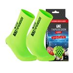 Tapedesign - "Classic 1 Pair Non-Slip Football Grip Socks Neon-Green (Size 5-14) Men, Women & Kids - Soccer Socks for Adults & Youth (Unisex) - Anti-Slip Sport Socks for Basketball, Tennis & Running