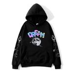 WZSMHFT Dream 29 Million Merch Hoodie Men Women Dream Team SMP Sweatshirts Pullover New Tracksuit, Black, X-Large